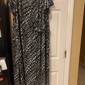 Black and white dress